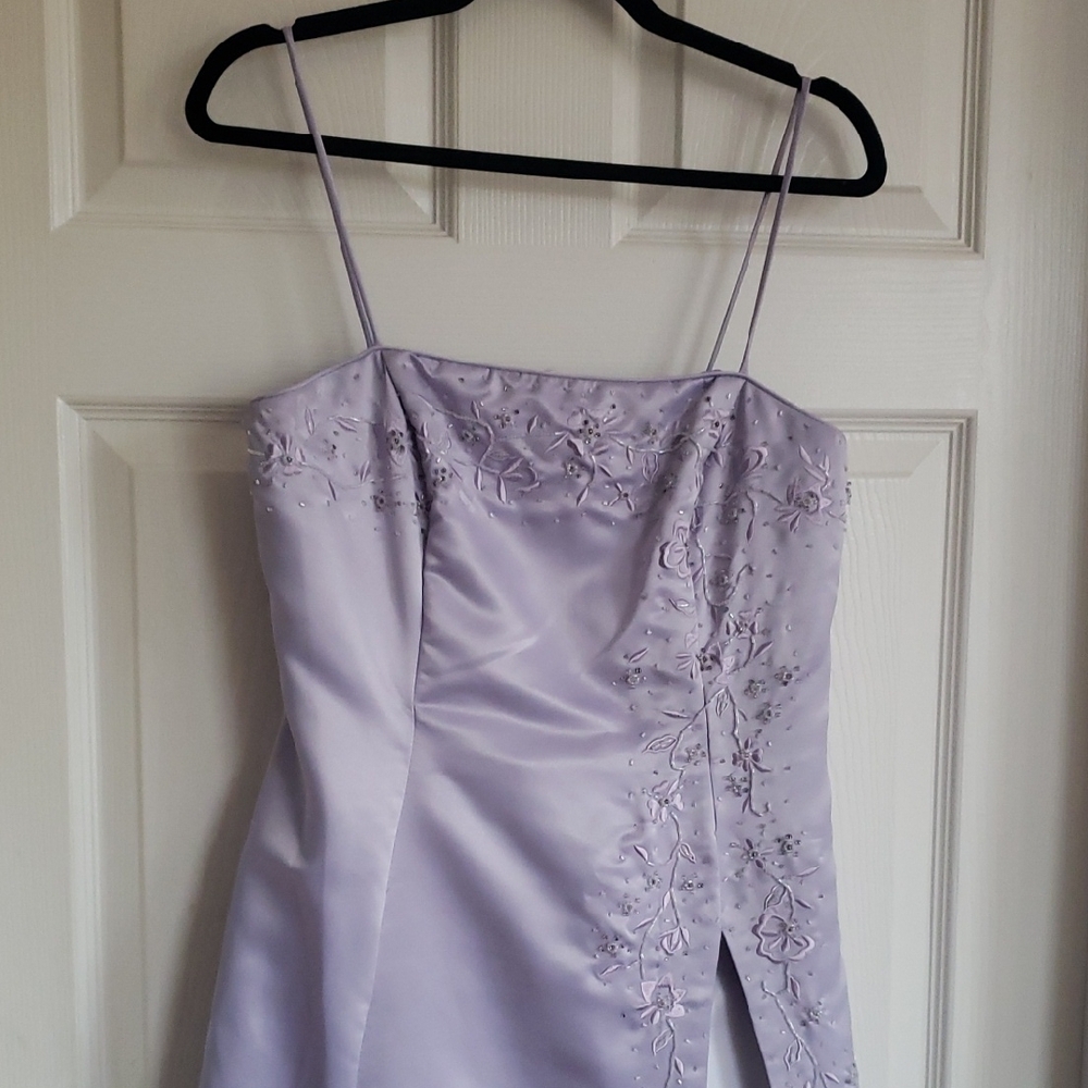 Nox Elegant Evening Lavender Maxi Dress